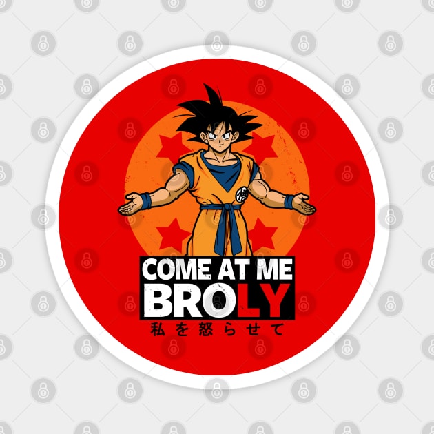 Come At Me Bro Anime Manga Gym Meme Magnet by BoggsNicolas